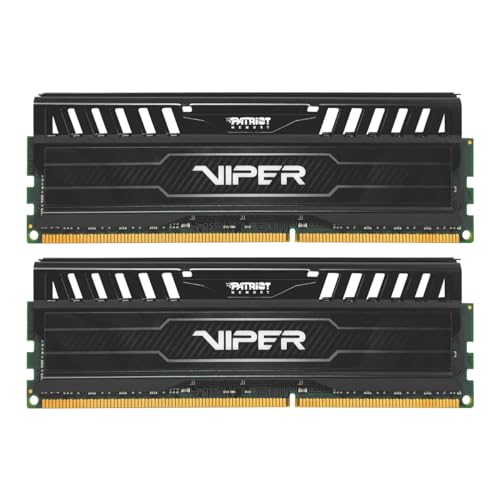 Patriot Memory PV316G160C0K 16GB(2x8GB) Viper III DDR3 1600MHz (PC3 12800) CL10 Desktop Memory with Black Mamba Heatsink