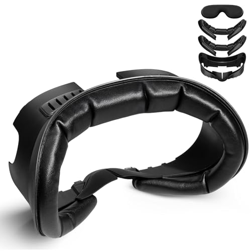 Maecker vr Face Pad Compatible with Meta Quest 3 Facial Interface Foam Replacement with Lens Protector for Quest 3 Face Pad