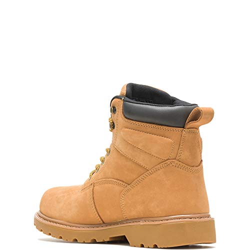 Wolverine Men's Floorhand Waterproof 6' Steel Toe Work Boot, Wheat, 11.5