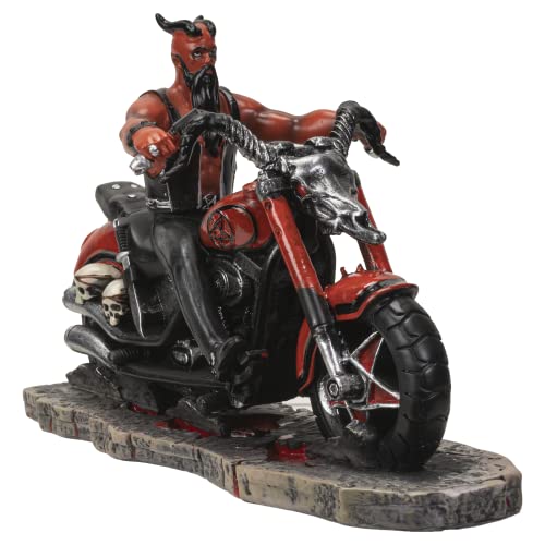 SUMMIT COLLECTION The Devils Road Biker Heavy Motorcycle Figurine