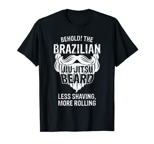Mixed Martial Arts Brazilian Jiu Jitsu Beard T-Shirt
