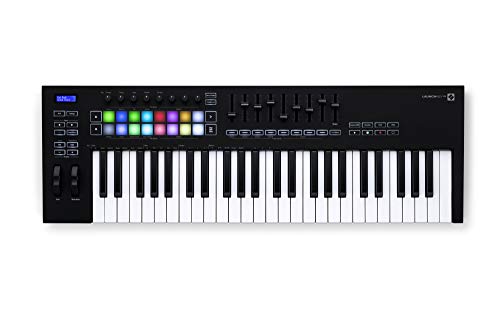 Novation Launchkey 49 [MK3] MIDI Keyboard Controller - Seamless Ableton Live Integration. Chord Mode, Scale Mode, and Arpeggiator — for Music Production