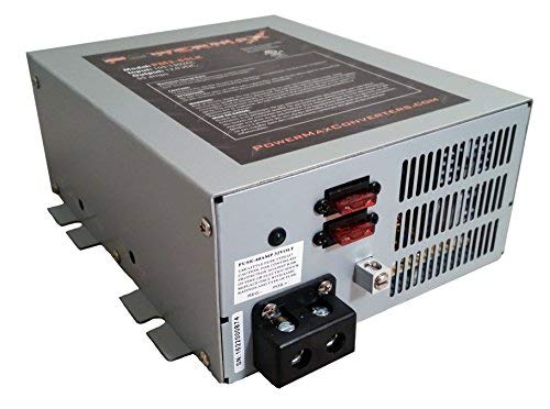 Powermax PM3-40-24LK 40 Amp 24 Volt Power Supply Converter with LED Light, Battery Chargers UL- CUL approved, Built-in 3 stage charging and Quite Fan Cooling