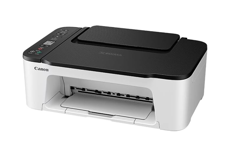 Canon PIXMA TS35 22 Wireless Color Inkjet All-in-One Printer - Print Copy Scan - Mobile Printing - Up to 50 Sheets Paper Tray - Up to 4800 x 1200 DPI - 1.5' LCD + HDMI Cable, Black