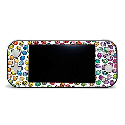 MightySkins Skin Compatible with Nintendo Switch Lite - Color Bugs | Protective, Durable, and Unique Vinyl Decal Wrap Cover | Easy to Apply, Remove, and Change Styles | Made in The USA
