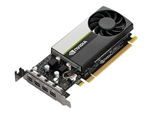 PNY T1000 Professional Graphics Card 8GB DDR6 896 Cores 4 miniDP Low Profile (Bracket Included) OEM (Brown Box)