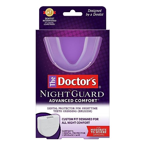 The Doctor's NightGuard, Mouth Guard for Grinding Teeth, Dental Guard for Bruxism, Night Guard for Teeth, 1 Pack