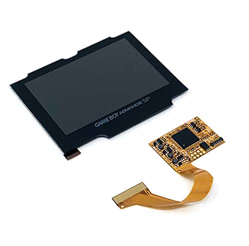 RGRS Game Boy Advance SP IPS Backlight LCD Mod Kit For AGS 001 & 101 with Storage Box [video game]