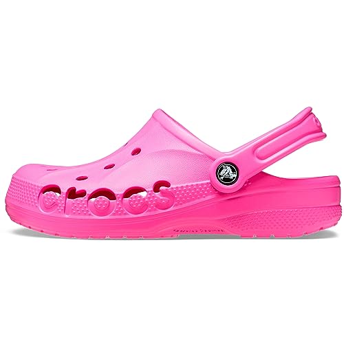 Crocs Baya Clogs, Electric Pink, 7 Men/9 Women