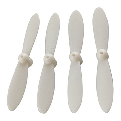 JoiJoy 20pcs Propeller Airscrew Propellers for Cheerson CX 10 Mini Drone White,White,