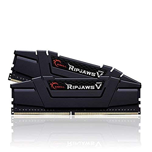 G.SKILL Ripjaws V Series (Intel XMP) DDR4 RAM 16GB (2x8GB) 3600MT/s CL18-22-22-42 1.35V Desktop Computer Memory UDIMM - Black (F4-3600C18D-16GVK)