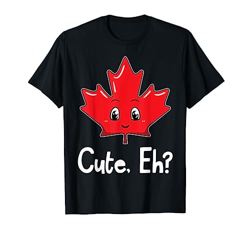 Eh Canadian Flag Maple Leaf Funny Canada Souvenir Tourist T-Shirt
