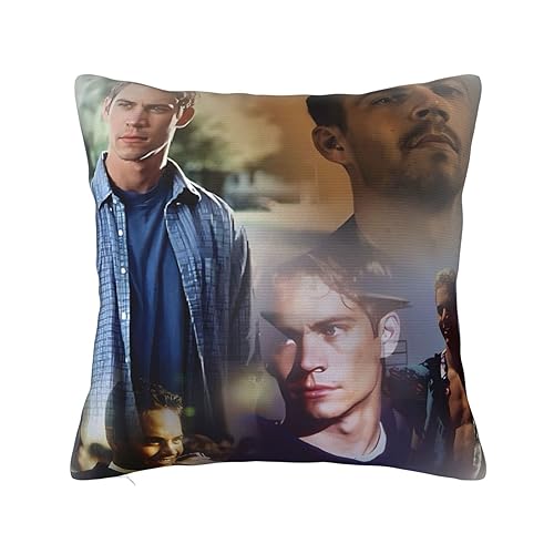 Paul Movie Walker Pillow Square Throw Cover Decorative Pillowcases for Living Room Bedroom Sofa Bed Chair 20'x20'