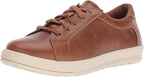 Deer Stags Boys' Kane Dress Fashion Sneaker in Dark Tan / 13 Little Kid