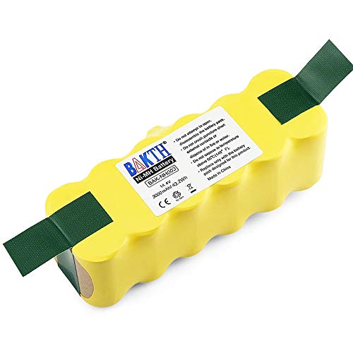BAKTH 14.4V 3000mAh NI-MH Battery for iRobot Roomba 500 510 520 530 532 535 540 545 550 552 555 560 562 570 580 581 582 585 595 600 610 620 630 631 650 660 700 760 770 780 790 800 870 880 R3