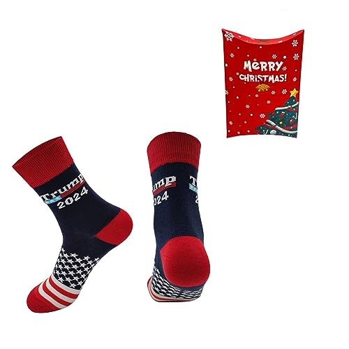 Trump Socks, Trump 2024 Socks,Make America Great Again USA Socks-Red