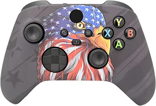 Wireless Custom Controller Compatible with PC, Windows 10+, Series X/S & One (Series X/S Freedom Eagle)