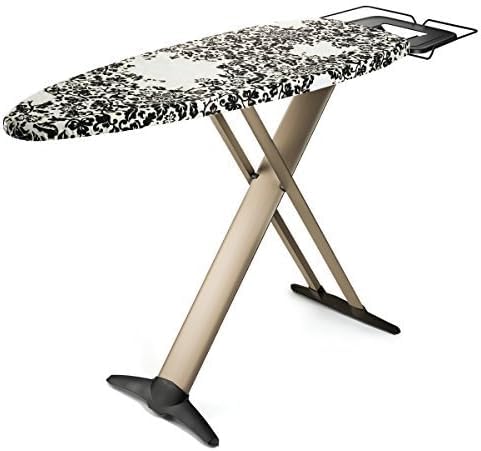 Bartnelli Pro Luxury Ironing Board - Extra Wide 62x19” Steam Iron Rest, Adjustable Height, T-Leg Foldable, European Made