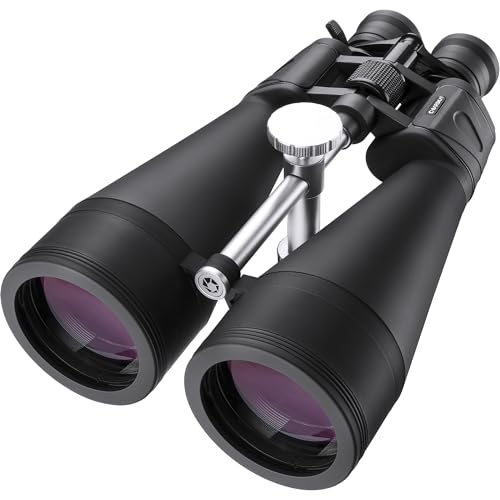 BARSKA AB11184 Gladiator 20-140x80 Zoom Binoculars (Green Lens) Black
