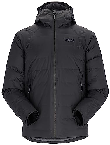 RAB Men's Valiance Down Jacket for Climbing & Mountaineering - Black - Large