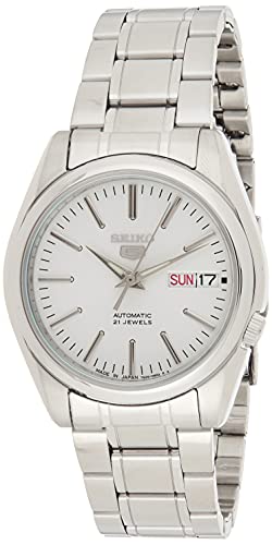 SEIKO 5 Automatic White Dial Men's Watch SNKL41J1