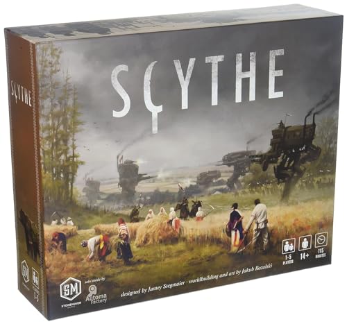 Stonemaier Games Scythe Board Game - an Engine-Building, Area Control for 1-5 Players, Ages 14+