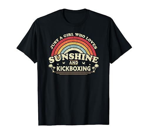 Kickboxing Shirt. A Girl Who Loves Sunshine And Kickboxing T-Shirt
