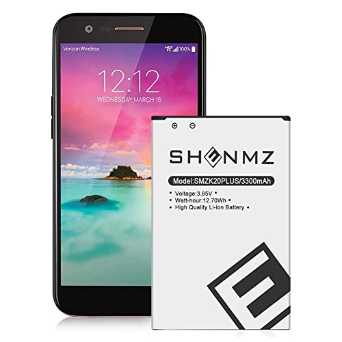 LG K20 Plus Battery,Upgraded 3300mAh BL-46G1F Li-ion Replacement Battery for LG LV5/K20 Plus LGMP260, TP260, VS501, LV532GB, K20V, M255 Spare Battery