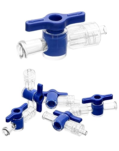 QWORK 2-Way Stopcocks with Luer Connection, Medical Injection Stopcock, Sterile, 20 Pack