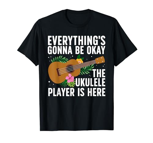Cool Ukulele Player Design For Men Women Uke Ukulele Lover T-Shirt