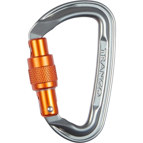 TRANGO Superfly EVO Carabiner, Screw, Grey, 23351-501-01