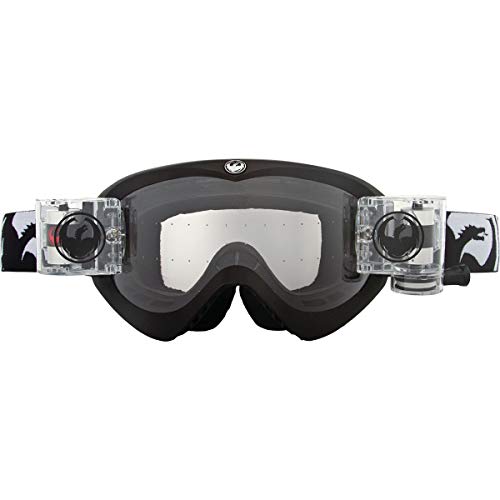 Dragon Alliance Unisex-Adult NFXS Goggles (Black/Clear Rapid Roll Lens, One Size)