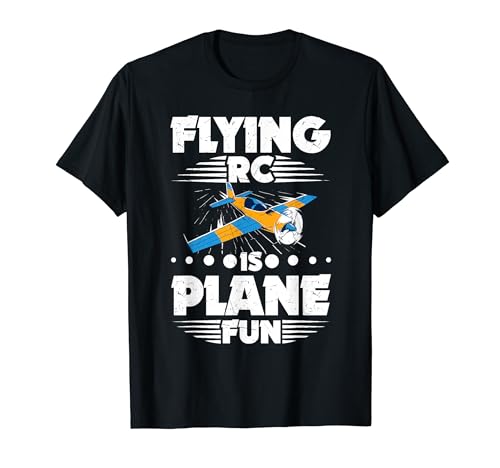 RC Aircraft Flyer RC Plane Model Test Pilot T-Shirt