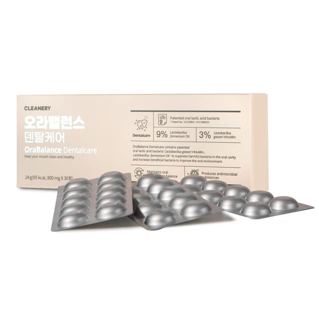 CLEANERY OraBalance Dentalcare | Oral Probiotics | Bad Breath Treatment for Adults | Dry Mouth Products for Fresh Breath | Oral Probiotics for Mouth Bad Breath Care | 30 Chewable Tablets Grape