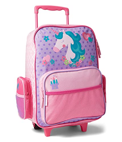 Stephen Joseph Kids' Little Girls' Classic Rolling Luggage, Unicorn, One Size