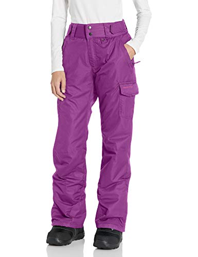 Arctix Women's Snow Sports Insulated Cargo Pants, Plum, Small