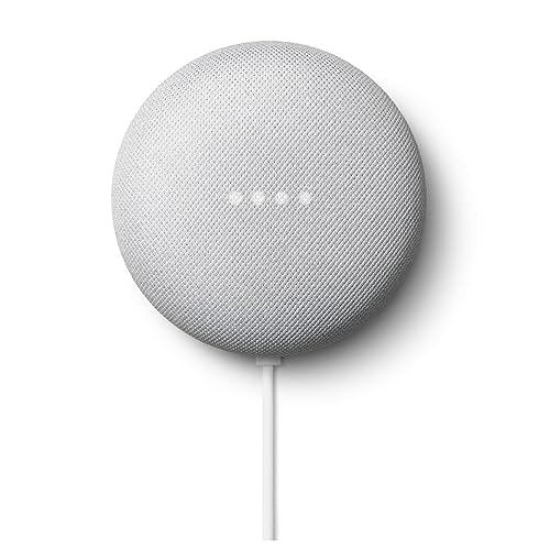 Google Nest Mini 2nd Generation Smart Speaker with Google Assistant - Chalk (Renewed)