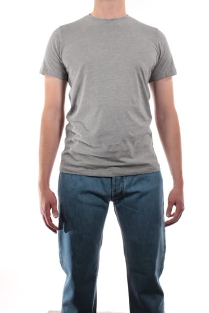 VK Nagrani Luxury Cru Neck - Grey, Large