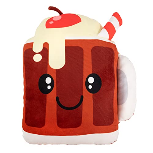 Scentco Smillows - Gourmet Scented Stuffed Plush Pillows (Root Beer) - Accent, Throw, Decorative Pillows - Kids Room Decor, Gift for Kids