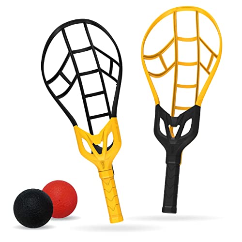 Wham-O Game Time Trac-Ball II | 2 Rackets & 2 Air Action Balls | Outdoor Play for Kids & Adults of All Ages | Original Tracball & Other Outdoor Games