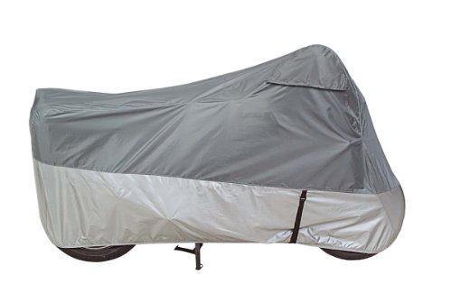 Dowco Guardian 26036-00 UltraLite Plus Water Resistant Indoor/Outdoor Motorcycle Cover: Grey, Large