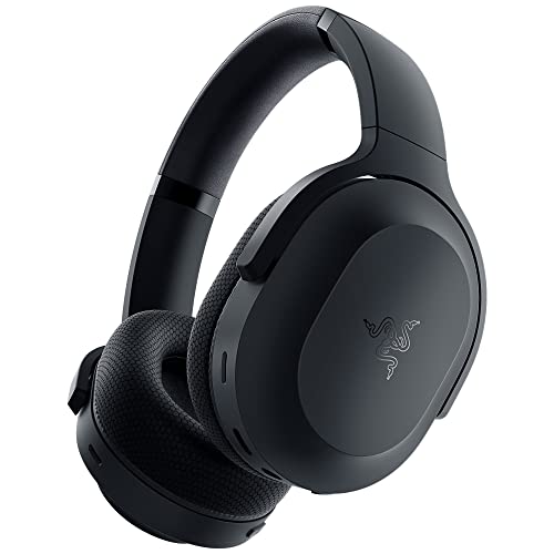 Razer Barracuda Wireless Gaming & Mobile Headset (PC, PlayStation, Switch, Android, iOS): 2.4GHz Wireless + Bluetooth - Integrated Noise-Cancelling Mic - 50mm Drivers - 40 Hr Battery - Black