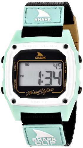 Freestyle Men's 103326 Shark Classic Clip Digital Display Japanese Quartz Black Watch