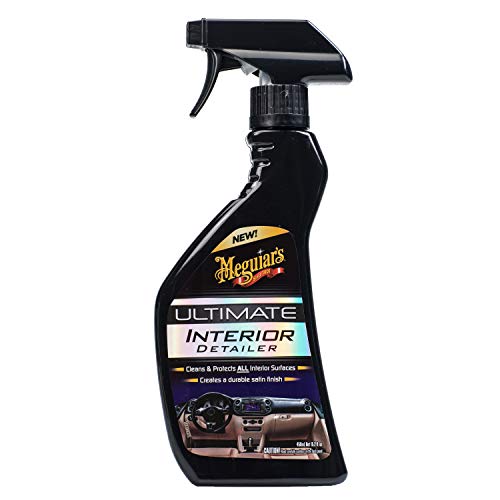 Meguiar's Ultimate Interior Detailer - 15.2 Oz Spray Bottle, White to Translucent