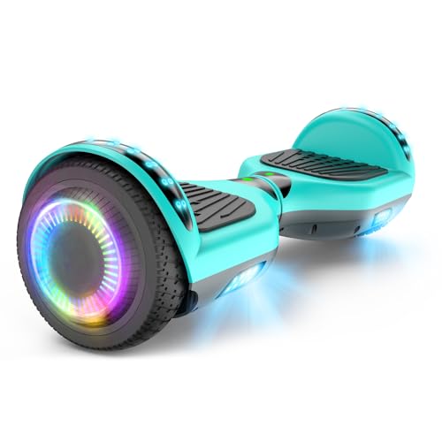 SISIGAD A12 Mixed Color Hoverboard, with Bluetooth and Colorful Lights Self Balancing Scooter