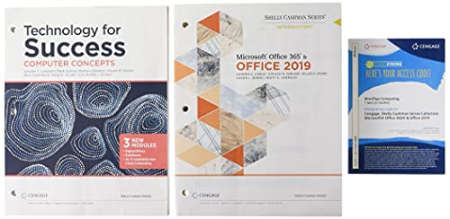 Bundle: Technology for Success: Computer Concepts, Loose-leaf Version, 2020 + Shelly Cashman Series Microsoft Office 365 & Office 2019 Introductory, ... The Shelly Cashman Series Colle