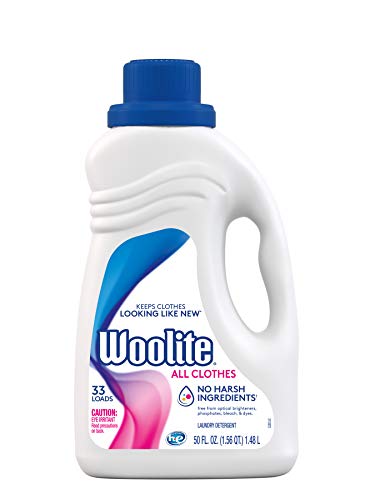 Woolite Clean & Care Liquid Laundry Detergent, 33 Loads, Regular & HE Washers, Gentle Cycle, scent, Sparkling Falls, 50 Fl Oz
