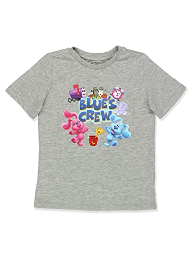 Blue's Clues & You Toddler Short Sleeve T-Shirt Tee (2T, Gray)