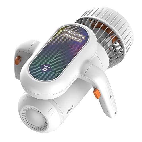 Truwelby Hagul EZ Underwater Scooter for Kids Adults Sea Scooter Scuba Diving Snorkeling Propeller