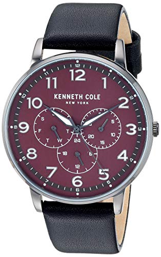 Kenneth Cole New York Men's KC50801005 Analog Display Quartz Black Watch